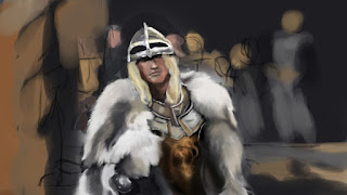 13th Warrior film still - Photoshop study